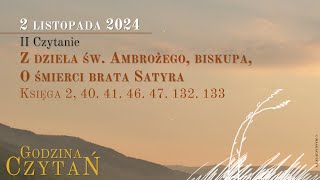 GodzinaCzytań  II Czytanie  2 listopada 2024  Wszystkich Świętych [upl. by Calica]