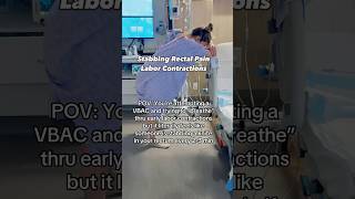 Stabbing Rectal Pain Labor Contractions pregnancy doctor labor mom fyp viral pain baby [upl. by Elpmid330]