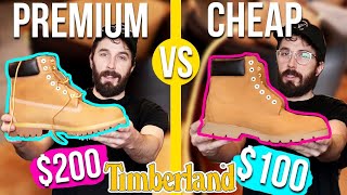 Premium Timbs VS Basic Timberland Boots CUT IN HALF [upl. by Jay]