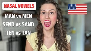 Mastering Nasalized Vowel Pairs Men vs Man and Send vs Sand [upl. by Analat]