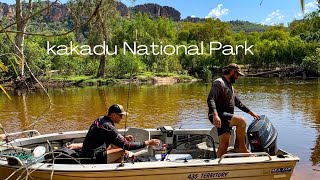 KAKADU NATIONAL PARK  Fishing for barramundi in a tinny [upl. by Ahmed]