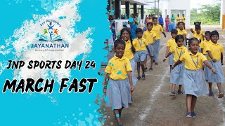 JNP School Sports Day  March Fast 2024 [upl. by Boarer95]