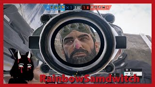 RainbowSamdwitch Playing Rainbow 6 Siege Terribly [upl. by Akcimahs]