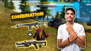 free fire Parafal  bizon 💀 deadly combination  freefire [upl. by Court410]