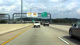 Capital Beltway Interstates 95495 Exits 1 to 4 northboundouter loop Local Lanes [upl. by Hassin]