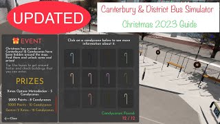 Also outdated Canterbury Roblox  Christmas 2023  Candy Cane Guide [upl. by Joash]