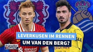 Leverkusen hat Sepp van den Berg im Visier – Hummels nach Spanien  TRANSFERMARKT [upl. by Asyla]