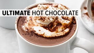 BEST HOT CHOCOLATE  the ONLY recipe you need [upl. by Ennaear757]