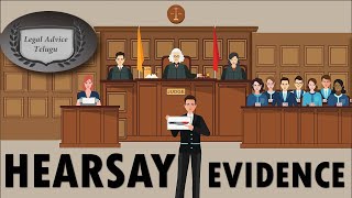 What is Hearsay Evidence  Legal Advice Telugu [upl. by Isej]