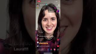 Laura Marano TikTok Live 30 December Bad Time Good Time [upl. by Eniamret]