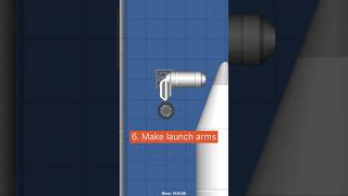 How To Build a Very Simple Launch Tower in SFS shorts spaceflightsimulator [upl. by Hairaza849]