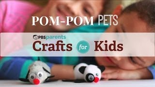 PomPom Pets  Crafts for Kids  PBS KIDS for Parents [upl. by Haerdna292]