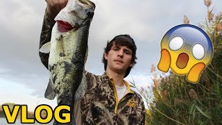 I CAUGHT THE BIGGEST BASS OF MY LIFE [upl. by Sirej]