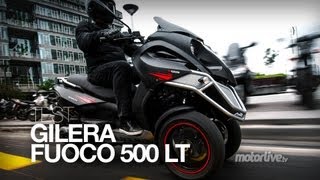 TEST  GILERA MP3 FUOCO 500 LT [upl. by Cordle536]