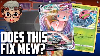 Mew VMAX IMPROVES WITH ACCELGOR Maybe it does in Paradox Rift  Pokemon TCG Deck List  Matches [upl. by Quintana]