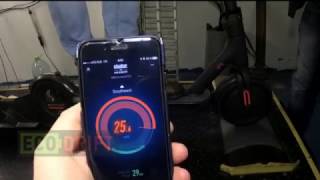 Xiaomi MiJia Electric Scooter and ETwow S2 Booster on Dyno Test [upl. by Champaigne692]