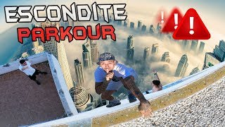 JUGANDO al ESCONDITE PARKOUR más PELIGROSO del MUNDO😱 [upl. by Girardo]