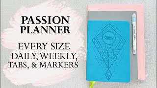 PASSION PLANNERS  ALL SIZES  DAILY  WEEKLY  TABS amp MARKERS [upl. by Bartholomeus407]