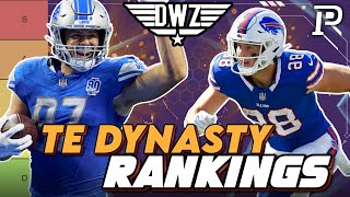 Dynasty WarZone Our Dynasty TE Rankings [upl. by Sherburn368]