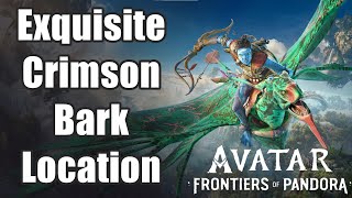 Avatar Frontiers of Pandora  Exquisite Crimson Bark Location Guide [upl. by Atterual]