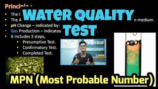 Water Quality Testing  MPN  Most Probable Number  Coliform Test  Tamil  EVS  ThiNK Biology [upl. by Donaugh503]