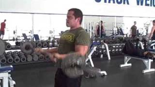 Barbell Curl and Press Hybrid Exercise Combo [upl. by O'Driscoll262]