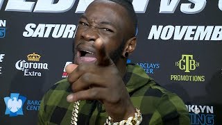 DEONTAY WILDER quotTHIS TIME I WILL END HIS LIFEquot [upl. by Odnuges]