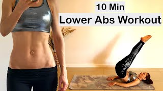 10 Min Intense Lower Abs Workout  No Equipment [upl. by Ainotna14]