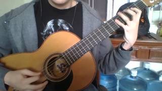 La cumbia del marcianito en guitarra acústica con tablaturas 1 link [upl. by Eastman450]