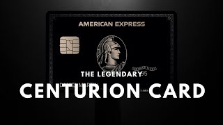 The Legend of the Black Card  American Express Centurion Card [upl. by Viddah]