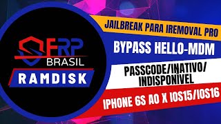 Desbloqueio Passo a Passo Como Desbloquear iPhone 7 com Senha de Bolinha com FRP Brasil Ramdisk [upl. by Akeenahs]