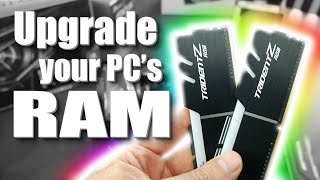 A Beginners Guide Upgrading Your PCs RAM [upl. by Introk]