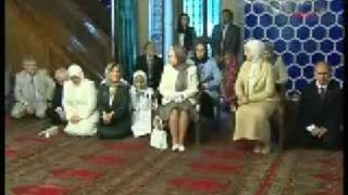 Queen Elizabeth II listened to Quran in the Mosque [upl. by Golub]