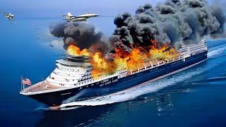 Today a cruise ship carrying 90 US secret agents was sunk by the Houthis in the Red Sea [upl. by Alliuqaj]