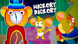 Hickory Dickory Dock Nursery Rhyme amp Preschool Baby Song [upl. by Adaiha]