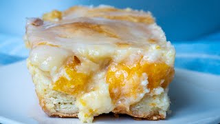 Peaches and Cream Cheesecake Bars [upl. by Aecila602]