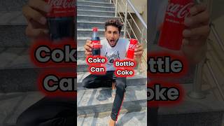 Which Coke will survive the highest Drop TestCoke Can Vs Coke Bottle🤷‍♂️🤷‍♂️shorts [upl. by Enaasiali288]