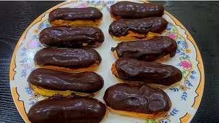 Best Chocolate Eclair Recipe [upl. by Justinn]