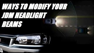 Ways to modify your rhd headlights when importing a JDM car [upl. by Soirtemed]