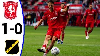 FC Twente vs NAC Breda 10 Ricky van Wolfswinkel Goal All Goals and Extended Highlights [upl. by Kovacs]