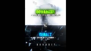 Dovahkiin vs geralt shorts skyrim edit 1v1 thewitcher [upl. by Anomor]