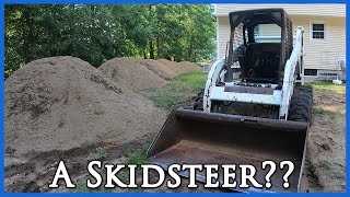 Grading Over 200 Yards of Loam with an Excavator [upl. by Helen]