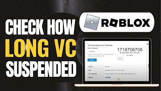 How to Check how Long your VC is Suspended on Roblox PCMobile [upl. by Adym]