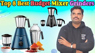 ✅ Top 8 Best Mixer Grinder In India 2024 With Price Budget Mixer Grinder Review amp Comparison [upl. by Ille]