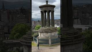 Dugald Stewart Monument on Calton Hill overlooks Edinburgh [upl. by Freya680]