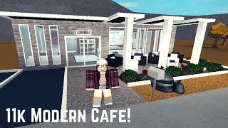 Roblox Welcome to Bloxburg  11K Modern Cafe No Gamepasses [upl. by Minoru]