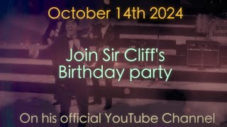 Celebrate with Cliff on the 14th Oct 2024 [upl. by Ehtyaf]