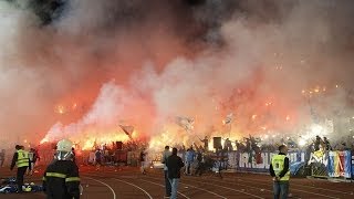 Levski Sofia  SS Lazio  Pyro celebration [upl. by Jaddan]