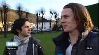 NRK news  Ylvis skal ha konsert i Bergen 16mai 09012014 [upl. by Ateloiv616]