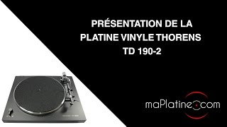 Comment déballer et emballer une platine vinyle Thorens TD1902 [upl. by Reitrac]